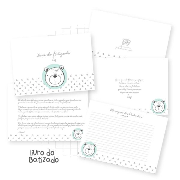 Livro Batizado Urso Escandinavo - Arquivo Digital