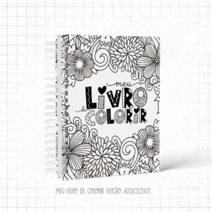Livro de Colorir Adolescente - Arquivo Digital