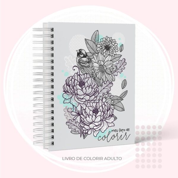 Livro de Colorir Adulto 1 - Arquivo Digital