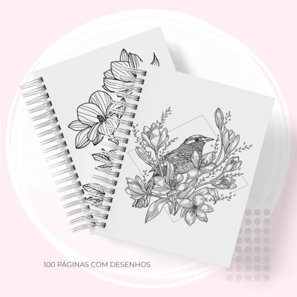 Livro de Colorir Adulto 1 - Arquivo Digital