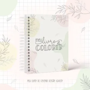 Livro de Colorir Adulto - Arquivo Digital