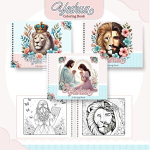 livro de colorir cristao feminino kit digital pdf e png