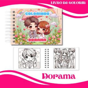 livro de colorir digital doramas cute 54 paginas pdf
