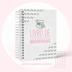 Livro de Colorir Menina - Arquivo Digital