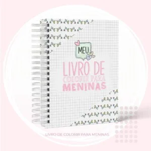Livro de Colorir Menina - Arquivo Digital