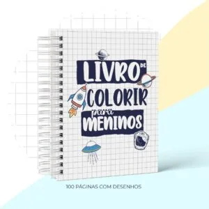 Livro de Colorir Menino - Arquivo Digital
