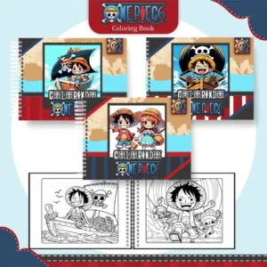 Livro de Colorir One Piece - Arquivo Digital 12 Livro de Colorir One Piece - Arquivo Digital