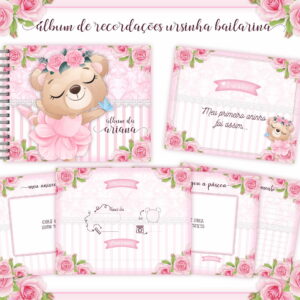 livro de recordacoes ursinha bailarina pdf para imprimir