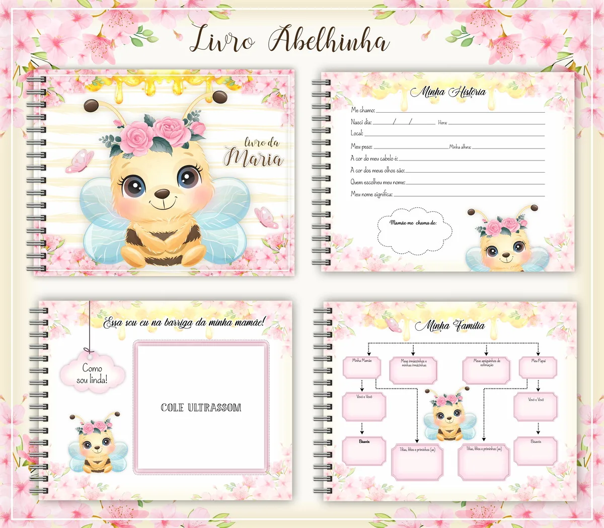Livro do Bebê Abelhinha - Arquivo Digital 1 Livro do Bebê Abelhinha - Arquivo Digital