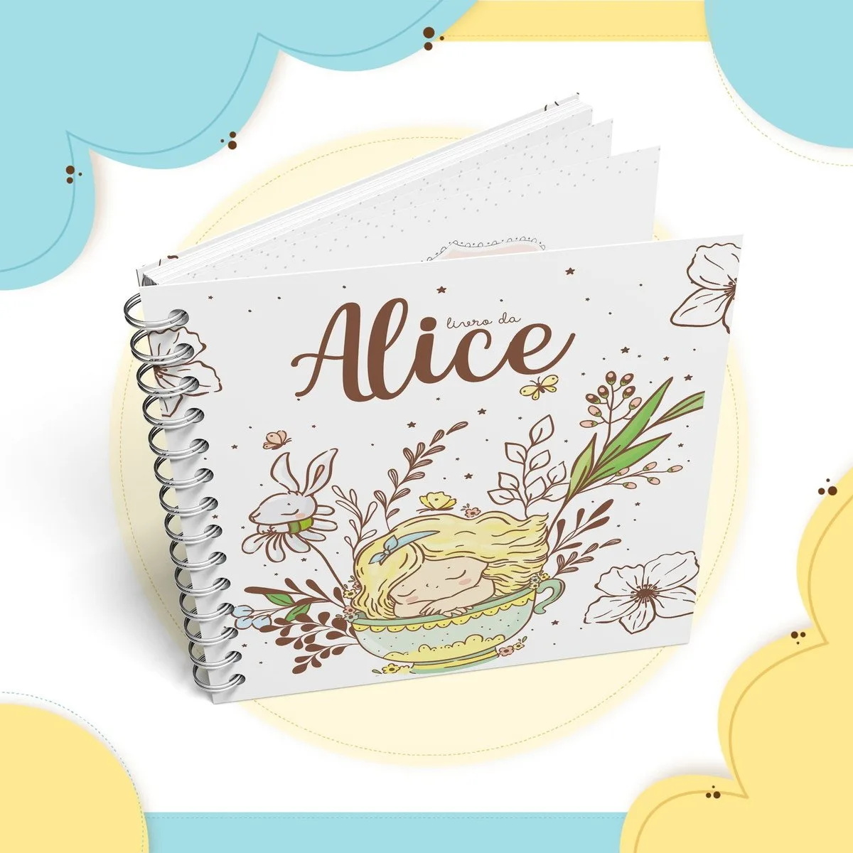 Livro do bebê Alice - Arquivo Digital