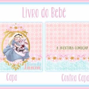 Livro do bebê Alice no Pais das Maravilhas - Arquivo Digital