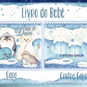 Livro do Bebê Amigos do Gelo - Arquivo Digital 6 Livro do Bebê Amigos do Gelo - Arquivo Digital