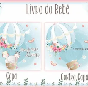 Livro do bebê Animais Baloeiros - Arquivo Digital