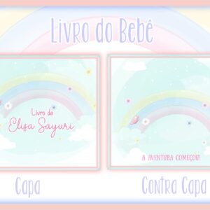 Livro do Bebê Arco Iris Menina I - Arquivo Digital