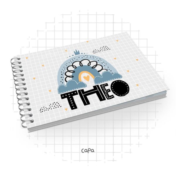 Livro do Bebê Arco Íris Menino - Arquivo Digital
