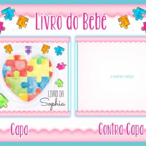 Livro do Bebê Autismo Menina - Arquivo Digital