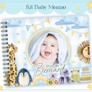Livro do Bebê Baby Foto Menino - Arquivo Digital