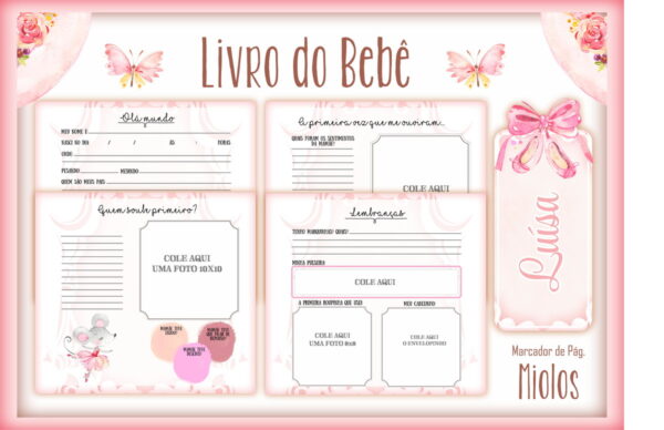 Livro do Bebê Bailarina - Arquivo Digital