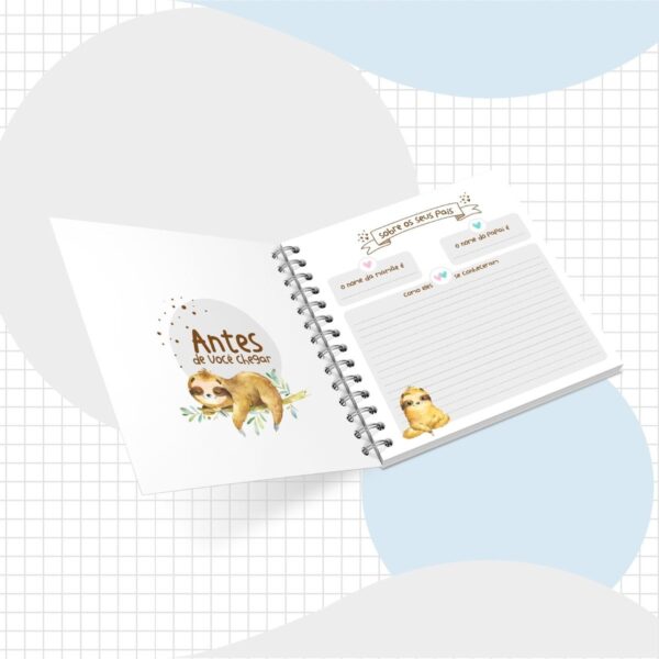Livro do Bebê Bicho Preguiça - Arquivo Digital