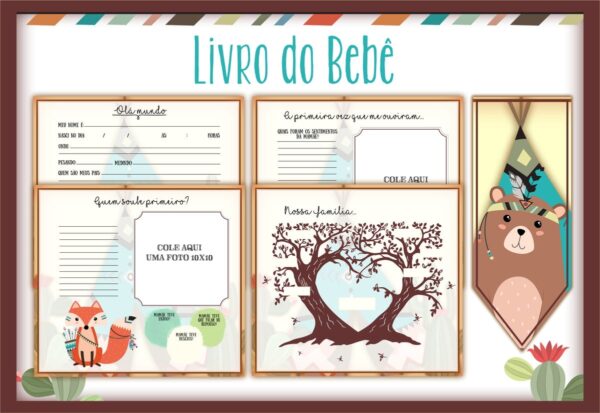 Livro do Bebê Bosque Menino I - Arquivo Digital