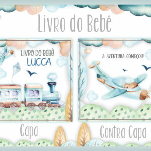 Livro do Bebê Brinquedos Vintage I - Arquivo Digital