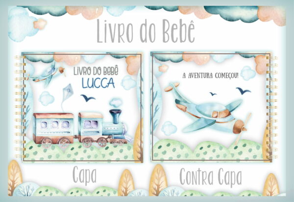 Livro do Bebê Brinquedos Vintage I - Arquivo Digital
