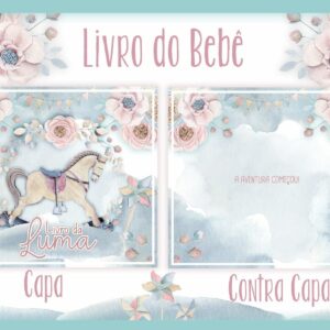 Livro do Bebê Carrossel Vintage - Arquivo Digital
