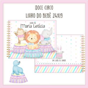 Livro do Bebê Circo Menina I - Arquivo Digital