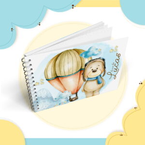 livro do bebe digital ursinho baloeiro para personalizar