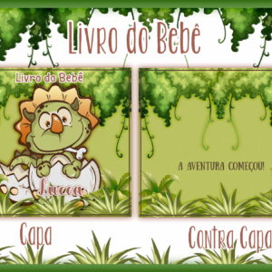 Livro do Bebê Dino Baby - Arquivo Digital