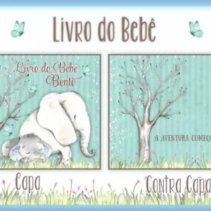 Livro do Bebê Elefante Azul - Arquivo Digital