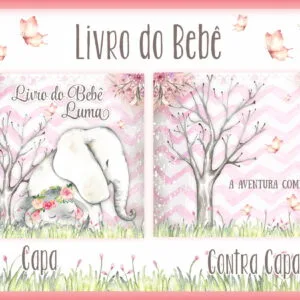 Livro do Bebê Elefante Rosa - Arquivo Digital 33 Livro do Bebê Elefante Rosa - Arquivo Digital