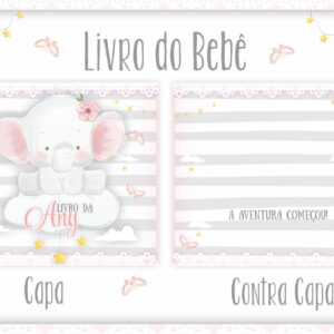 Livro do Bebê Elefantinha Baby I - Arquivo Digital