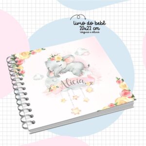 Livro do Bebê Elefantinha Menina - Arquivo Digital