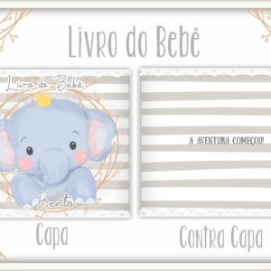 Livro do Bebê Elefantinho Baby - Arquivo Digital