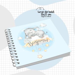 Livro do Bebê Elefantinho Menino - Arquivo Digital