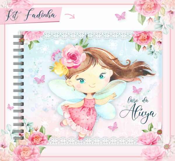 Livro Do Bebê Fadinha Menina - Arquivo Digital