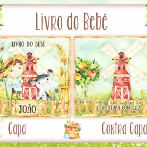 Livro do Bebê Fazendinha Menino I - Arquivo Digital