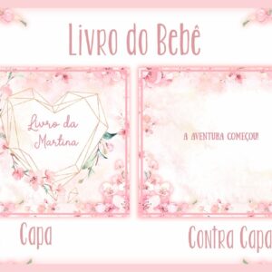 Livro do Bebê Floral II - Arquivo Digital