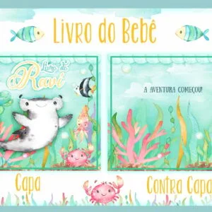 Livro do Bebê Fundo do Mar Menino II - Arquivo Digital