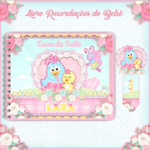 Livro do Bebê Galinha Pintadinha Rosa - Arquivo Digital