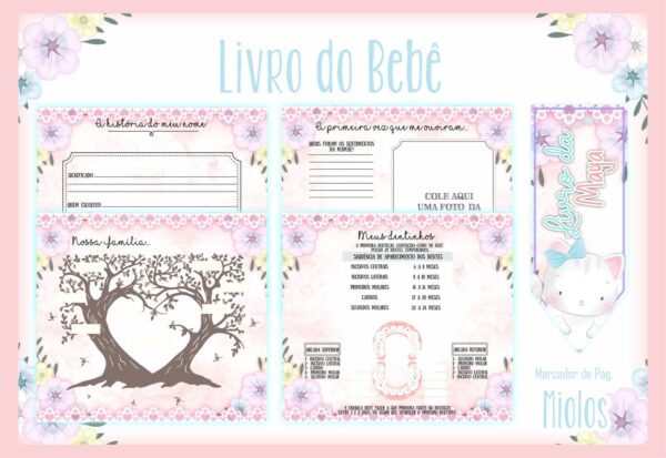 Livro do Bebê Gatinha I - Arquivo Digital