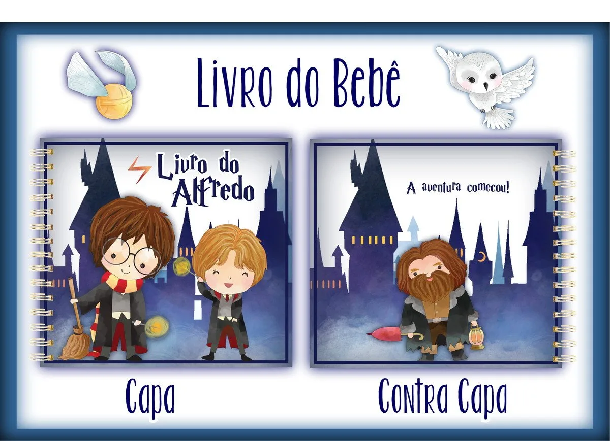Livro do Bebê Harry Potter - Arquivo Digital 1 Livro do Bebê Harry Potter - Arquivo Digital