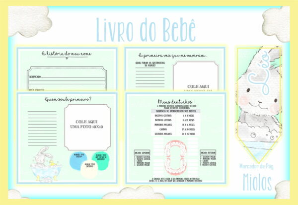 Livro do Bebê Hora do Banho - Arquivo Digital