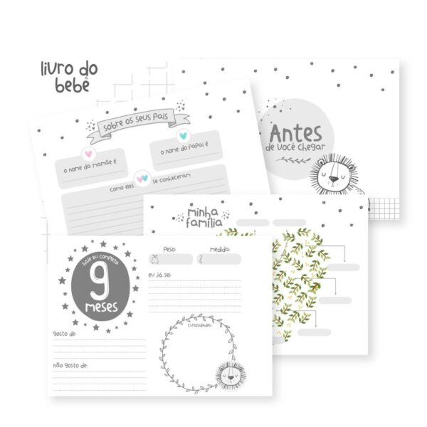 Livro do Bebê Leão Escandinavo - Arquivo Digital