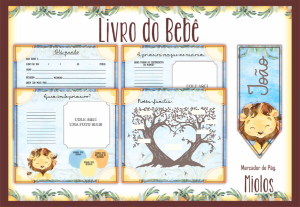 Livro do Bebê Leão I - Arquivo Digital