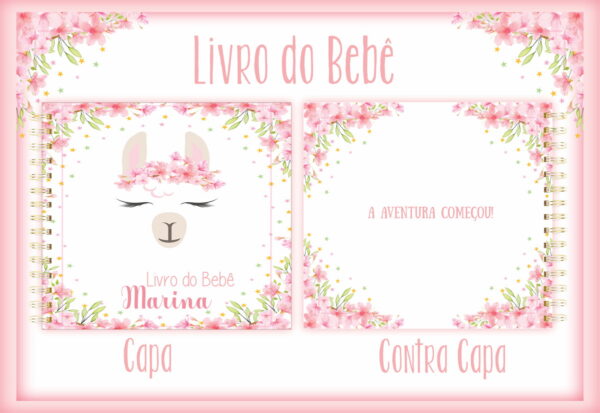 Livro do Bebê Lhama Rosa - Arquivo Digital