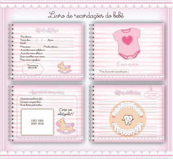 Livro do Bebê Menina - Arquivo Digital