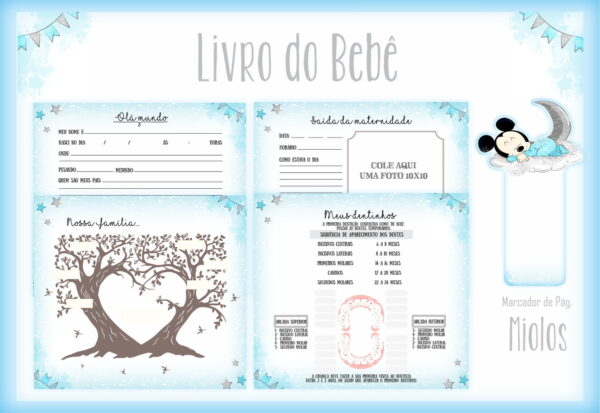 Livro do Bebê Mickey Baby - Arquivo Digital