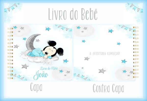 Livro do Bebê Mickey Baby - Arquivo Digital